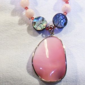 Shell , abalony Crystal set